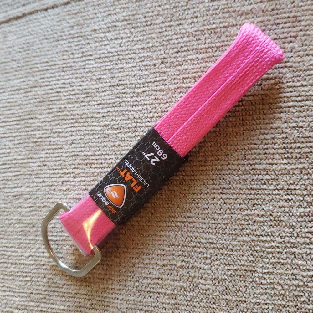 Neon Pink Shoe Laces 27"